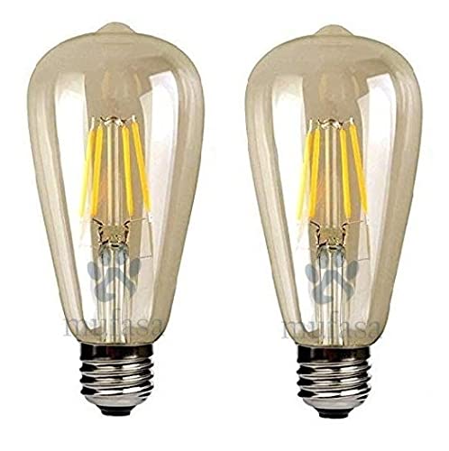 DesiDiya® Edison Tungsten Filament Antique Glass Light Bulbs